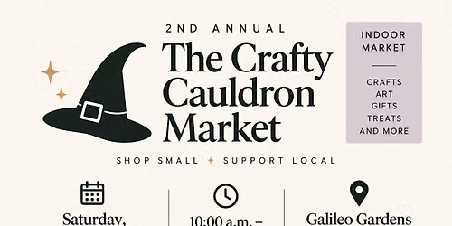 The Crafty Cauldron Market | Halloween Fun + Local Shopping!