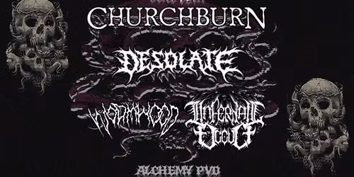 Churchburn, Desolate, Wormwood, Infernal Occult