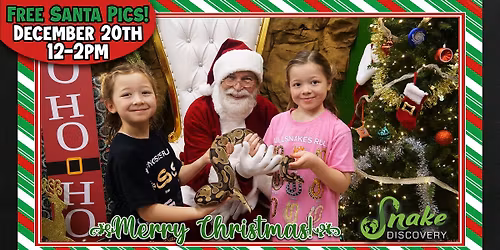 Free Santa Pictures at Snake Discovery!\ud83c\udf85