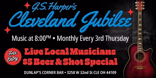 GS Harper's Cleveland Jubilee - Live Music Jam at Dunlap's Corner Bar