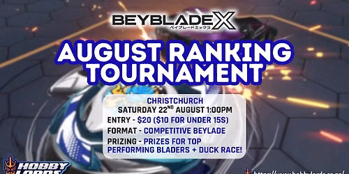 Beyblade X - August Ranking Tournament