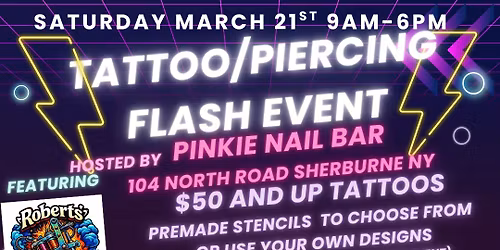 Tattoo/Piercing Event Hosted by Pinkie Nail Bar