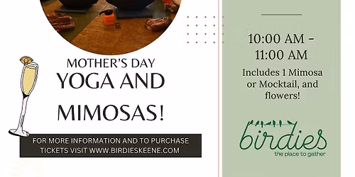 Mother's Day Yoga and Mimosas!