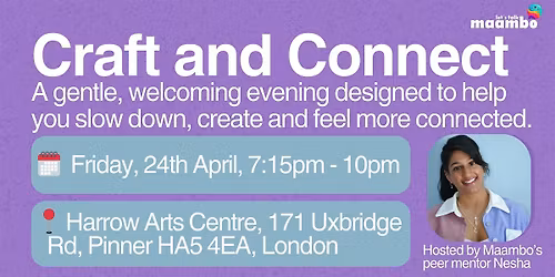 Craft & Connect: A Creative Wellbeing Evening