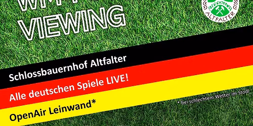 WM 2026 Public Viewing mit Warm-up Party (Open Air)