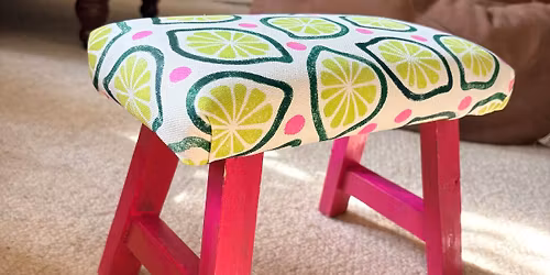 Create and design a footstool 