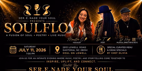 SOULFLO A Fusion of Soul • Poetry • Live Music