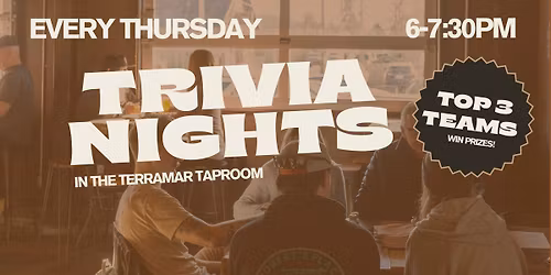 Trivia Nights in the Taproom