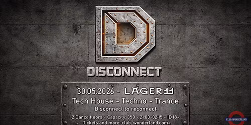 DISCONNECT - Tech House, Techno, Trance