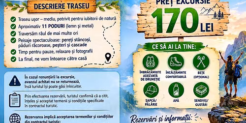 Drume\u021bie u\u0219oar\u0103 in Cheile V\u00e2rghi\u0219ului