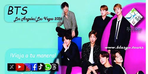 DESDE TU DOMICILIO: Concierto BTS Los Ángeles Tour Colectivo Fecha 1 en Mexicali — boletos y fecha