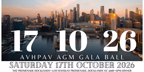 AVHPAV AGM Gala Ball 2026