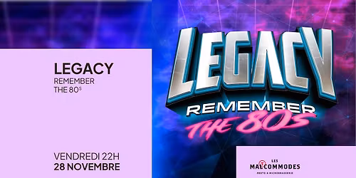 LEGACY REMEMBER THE 80s AU MALTCOMMODES