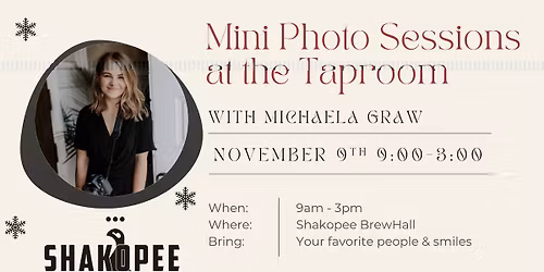 Mini Photo Sessions at the Taproom