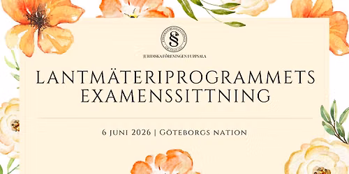 Examenssittning - Lantm\u00e4teriprogrammet