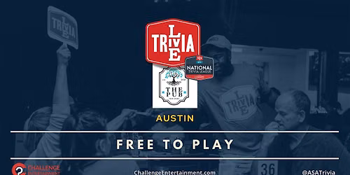 Weekly Live Trivia Nights at The Pub - Austin