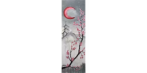 Japanese Crimson Winter - Paint and Sip in Tyler | Classpop!\u2122