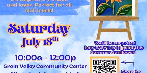 Grain Valley Community Center Paint & Sip