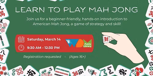 Learn to Play Mah Jong