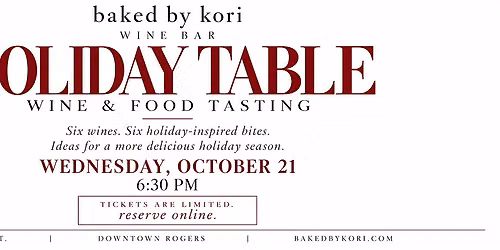 Holiday Table: A Wine & Food Tasting