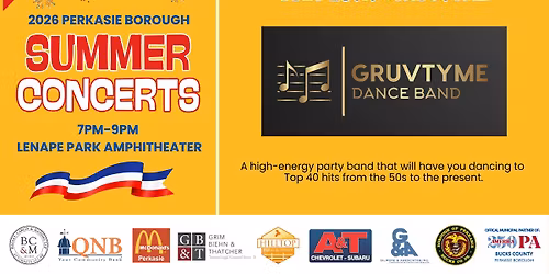 Gruvtyme- FREE Summer Concert