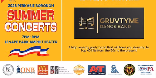 Gruvtyme- FREE Summer Concert