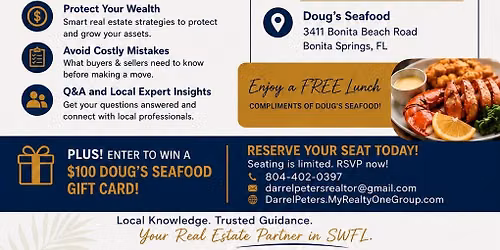 LUNCH AND LEARN @ DOUG'S!