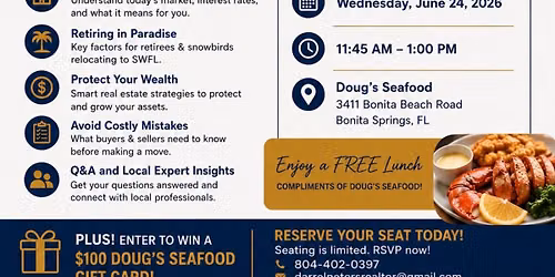 LUNCH AND LEARN @ DOUG'S!