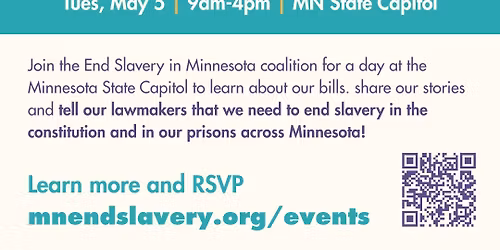 Day on the Hill to End Slavery in Minnesota