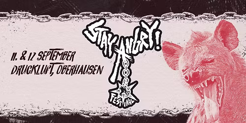 Stay Angry Festival 2026 - Druckluft Oberhausen