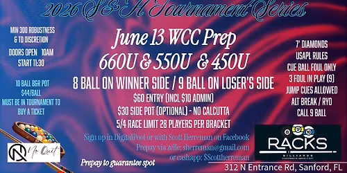660U & 550U & 450U WCC Prep S&H Series Tournament 6\/13