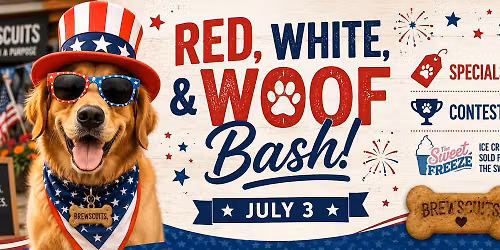 Red, White, & Woof Bash