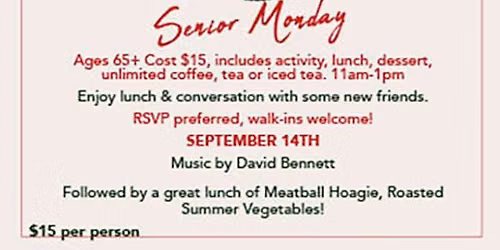 Senior Monday - September