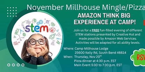 November Millhouse Mingle - Pizza Dinner at Camp