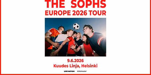 The Sophs (US), Kuudes Linja, Helsinki 9.6.2026
