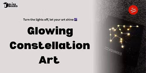 Glowing Constellation Art