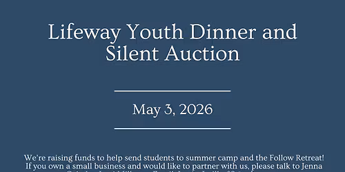 Youth Dinner and Silent Auction