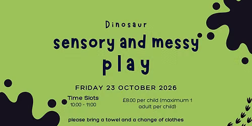 Dinosaur Sensory and Messy Play