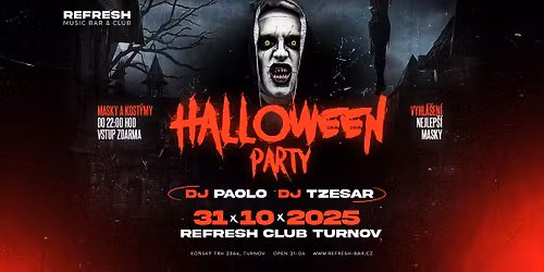HALLOWEEN PARTY - p\u00e1tek 31.10.