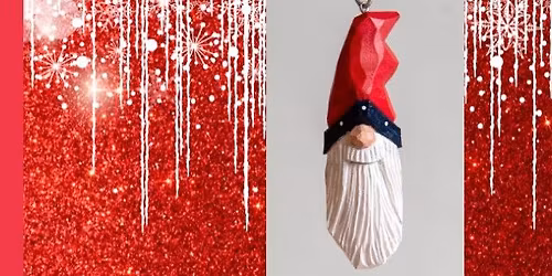 Hand Carved Christmas Ornament   November 8