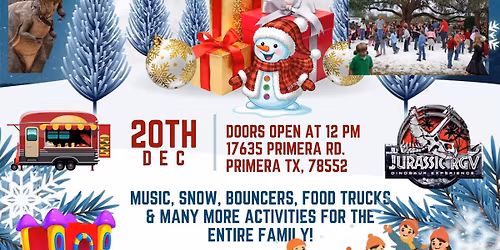 \u2603\ufe0f 4th Annual Primera WINTER FEST \u2013 Real Snow & Family Fun!