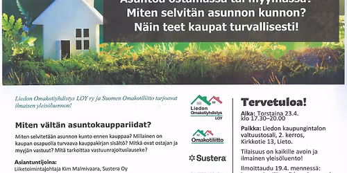 RIIDATON TALOKAUPPA - avoin yleis\u00f6luento!