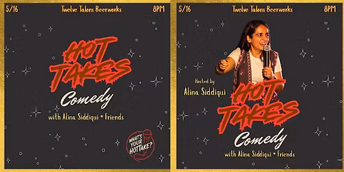 Hot Takes Comedy  at Twelve Talons Beerworks