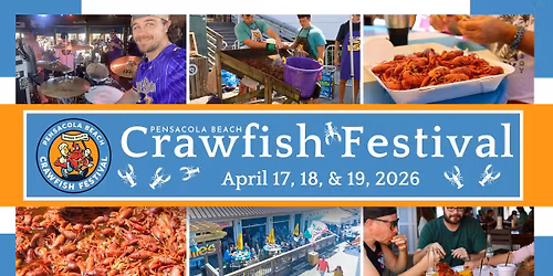 2026 Pensacola Beach Crawfish Festival