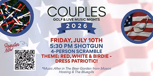Couples Golf & Live Music Night - Red, White & Birdie