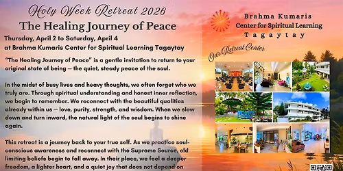 Holy Week Retreat 2026: The Healing Journey of Peace