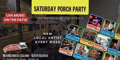 Live Music on the Patio Saturday Nights at MoonRunners Saloon