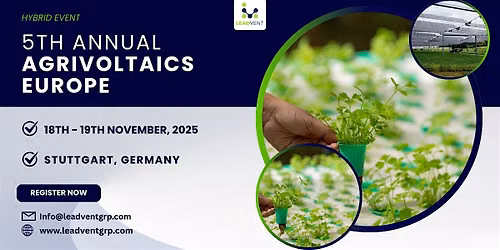 5th Annual Agrivoltaics Europe