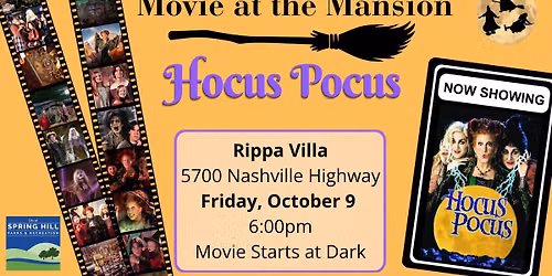 Movie at the Mansion