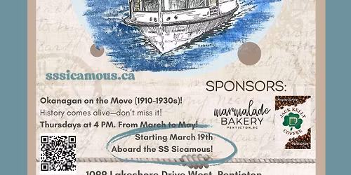 Steering Through Time Lecture #6 - Trevor Mills "SS Naramata: A 112 Year Old Tug\u2019s Steam Systems"